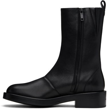 Sneakers og sko Courrèges Leather Rider Boots Sort | VESSAB012CR0068, 2