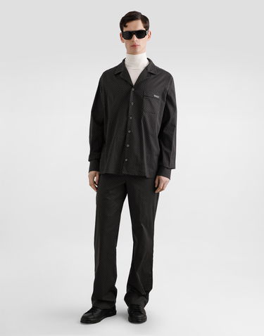 Skjorte Dolce & Gabbana Dolce & Gabbana Microprinted Vanity Button-Up Shirt Sort | G5IF1TFMRBNS8030, 3
