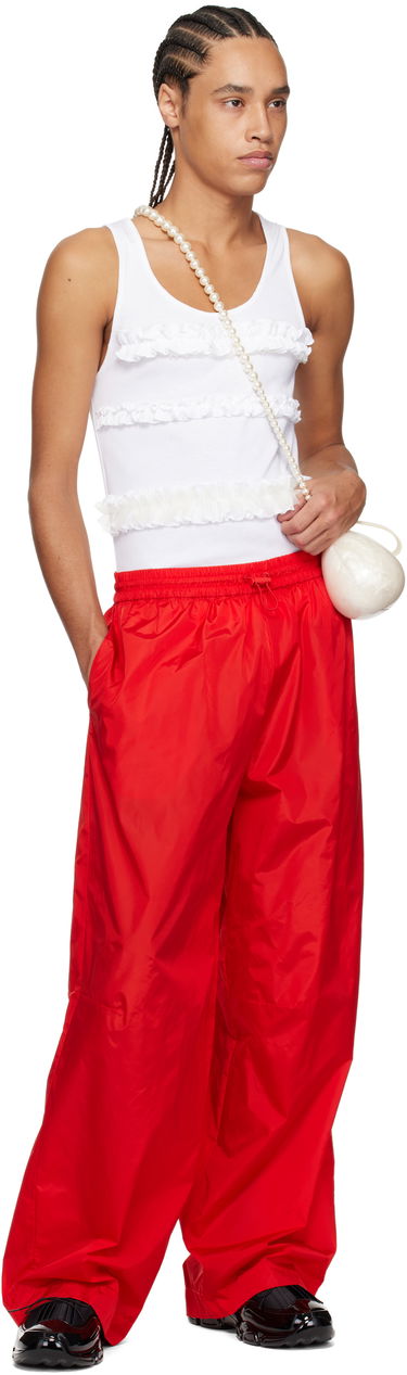 Joggingbukser Simone Rocha Simone Rocha Wide Leg Track Pants Rød | 4146D 1067, 3