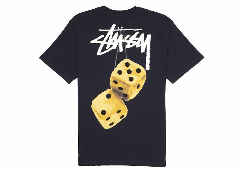 T-shirt Stüssy Fuzzy Dice Graphic T-Shirt Sort | 1904765-NAV, 0