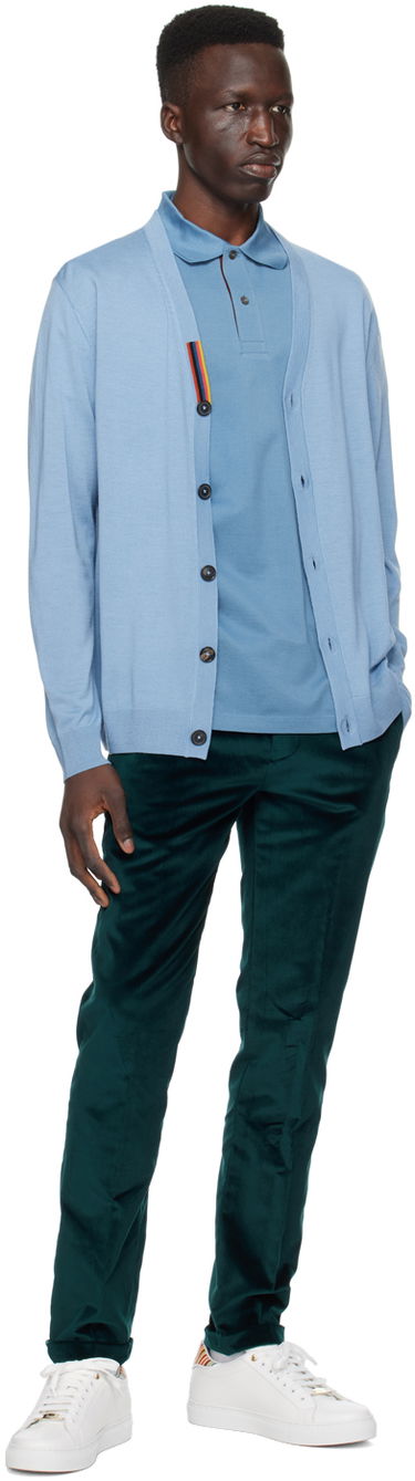 Sweater Paul Smith Paul Smith Striped Cardigan Blå | M1R-122X-L02094-41, 3