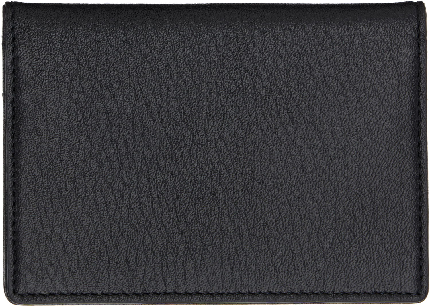 Tegnebog Yohji Yamamoto Black discord Logo Card Holder Sort | DA-A95-790, 1