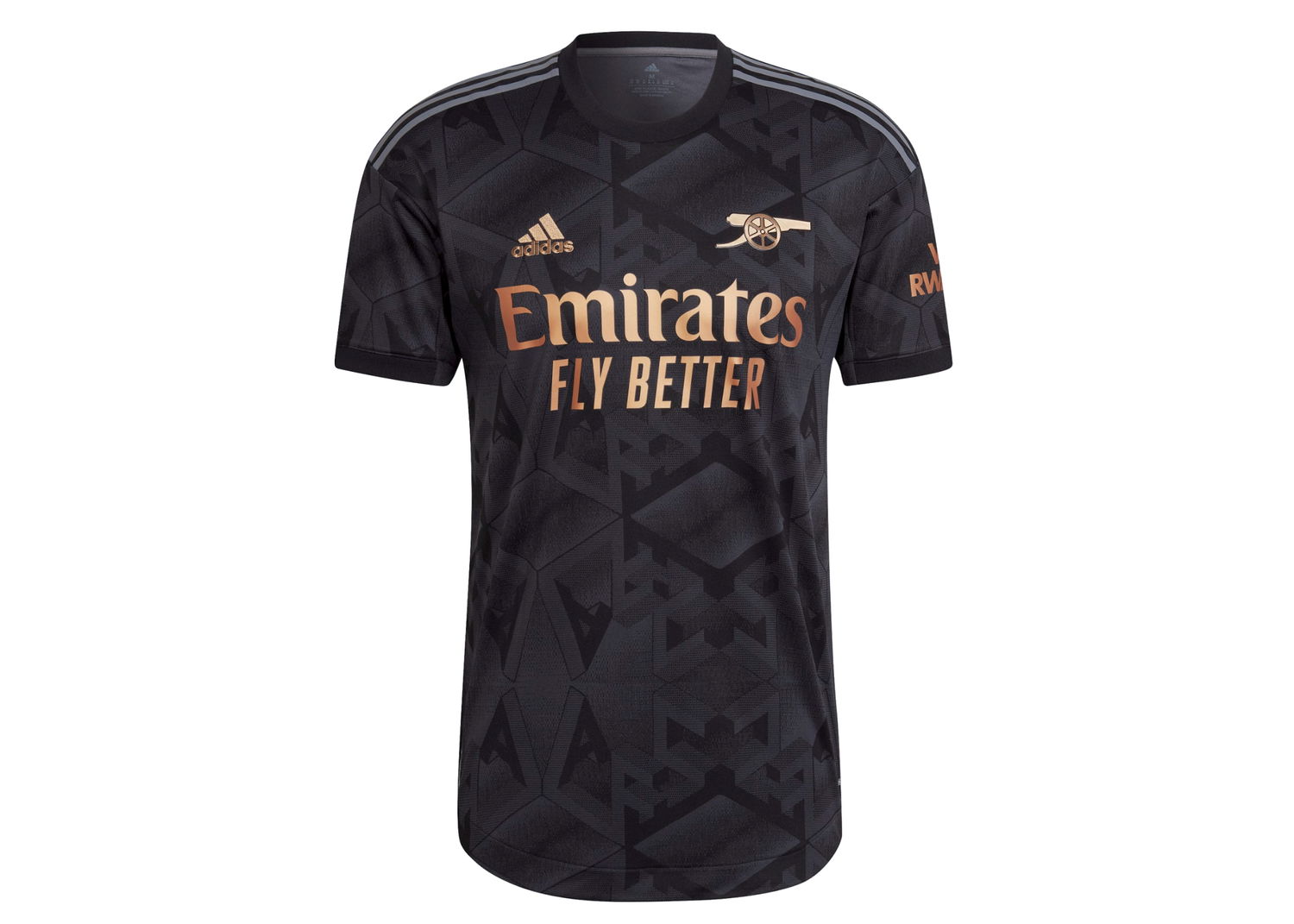 Jersey adidas Originals Arsenal 22/23 Away Authentic Jersey Black Sort | H35901, 0