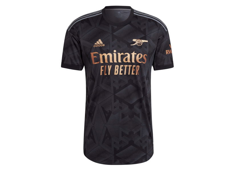 Jersey adidas Originals Arsenal 22/23 Away Authentic Jersey Black Sort | H35901