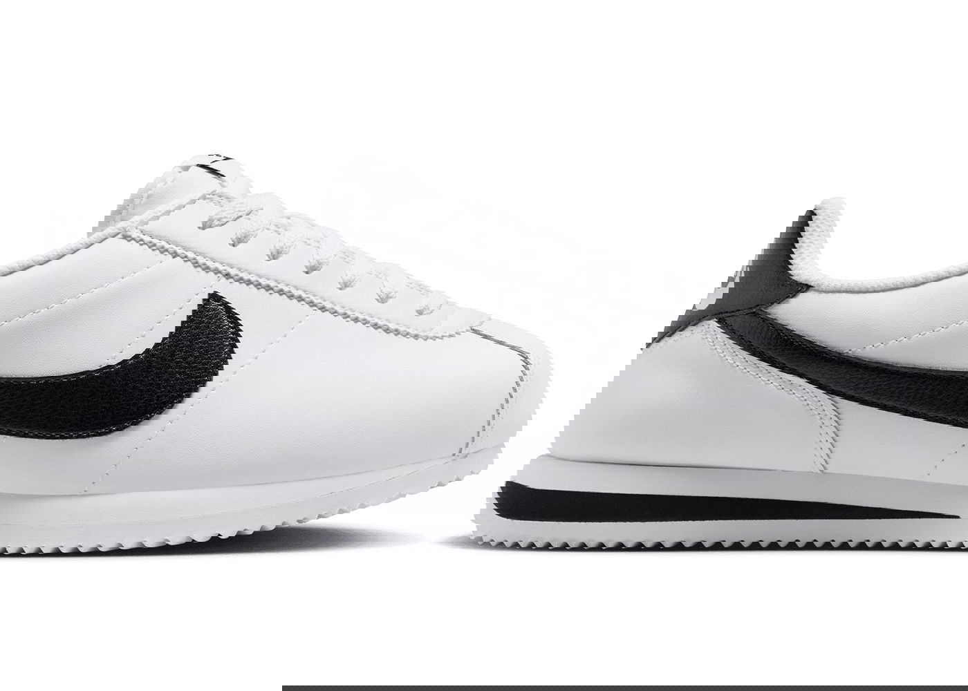 Sneakers og sko Nike Cortez White Black Hvid | DM4044-105, 0
