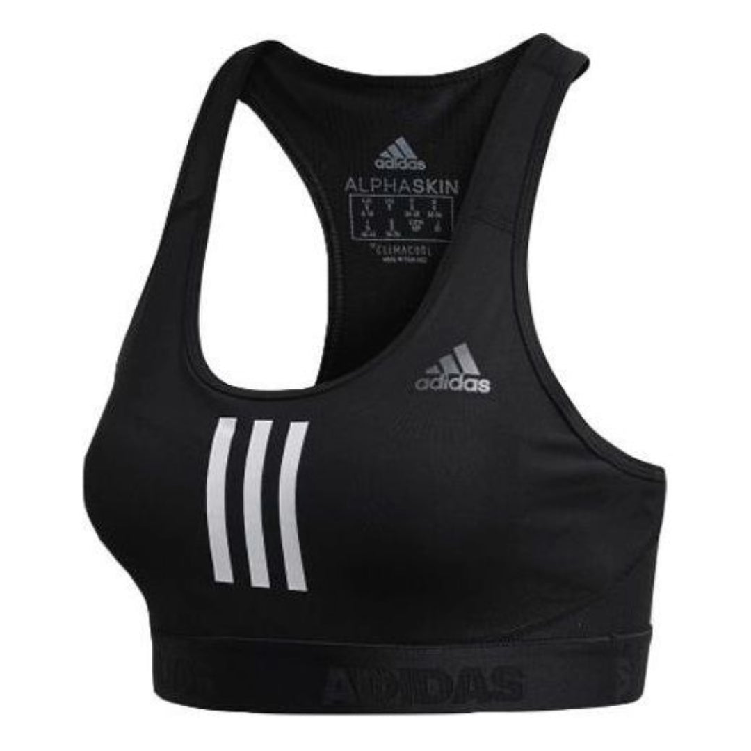 Bh adidas Originals Don't Rest Alphaskin Sport+ Padded 3-Stripes Bra Sort | DT4026, 0