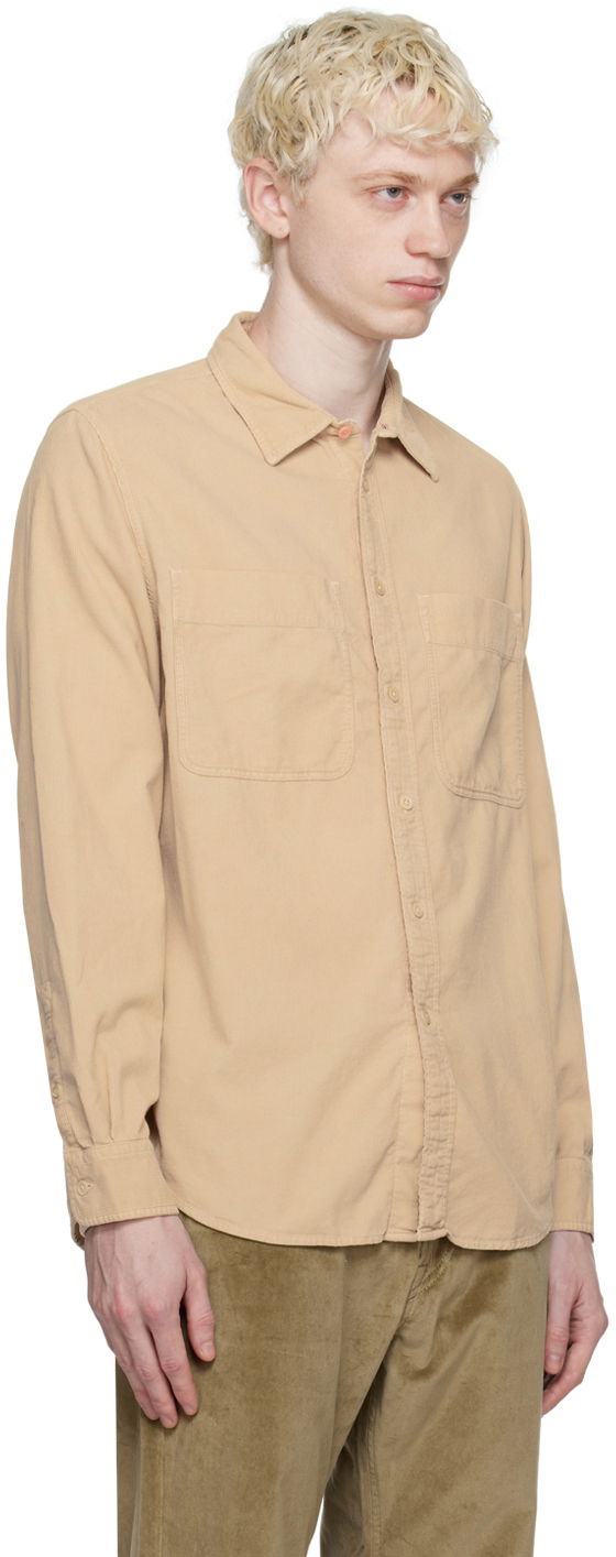 Skjorte Paul Smith PS Paul Smith Patch Pocket Shirt Beige | M2R-450Y-L21879-60, 1