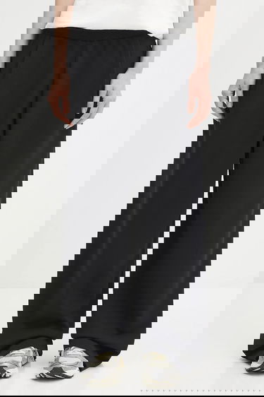 Bukser PANGAIA Pangaia DNA Double Jersey Pleated Trousers Sort | 10002356, 0