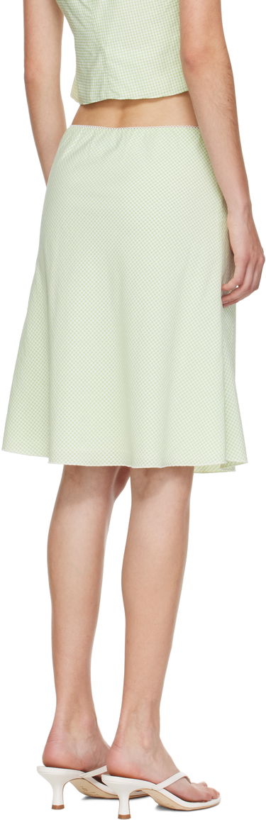 Nederdel GUIZIO Guizio Gingham Paloma Midi Skirt Grøn | P25338W152, 2