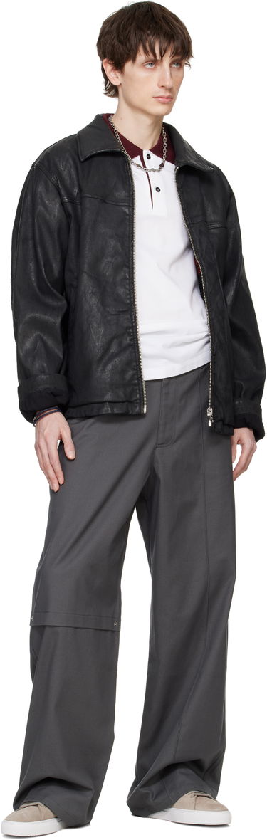 Halskæde BOSS Hugo Cable Chain Necklace with Logo Pendants Metalisk | 50538908, 2