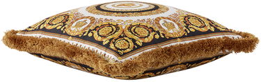 Home decor Versace Gold & Black Crete De Fleur Cushion Gul | ZCU454501_ZSEP0184, 1