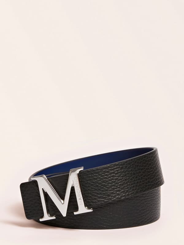 Bælter GUESS Marciano Real Leather Belt Sort | 1BH9091667Z, 0