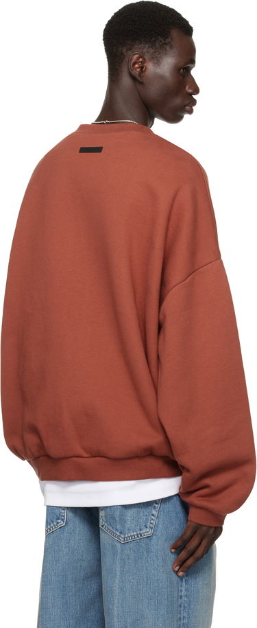 Sweater Fear of God Fear of God ESSENTIALS Fleece Crewneck Sweatshirt Brun | 192HO246266F, 2