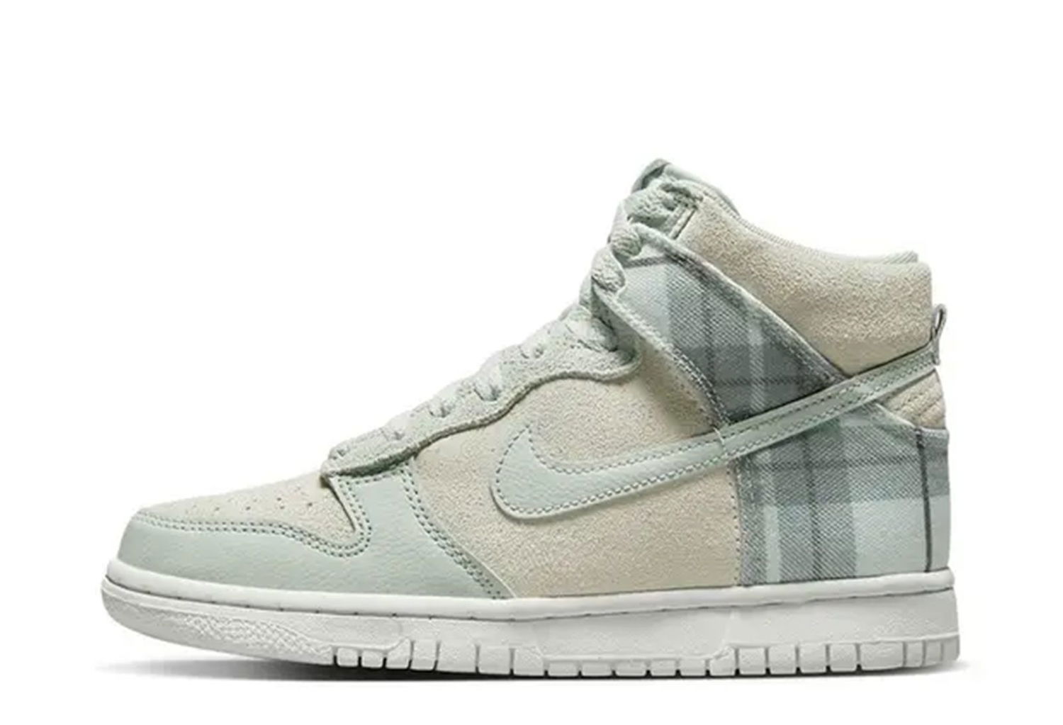 Sneakers og sko Nike Dunk High "Plaid Green" Grøn | DV1724-100, 0