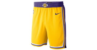 Shorts Nike NBA Los Angeles Lakers Icon Edition Gul | aj5617-728, 1
