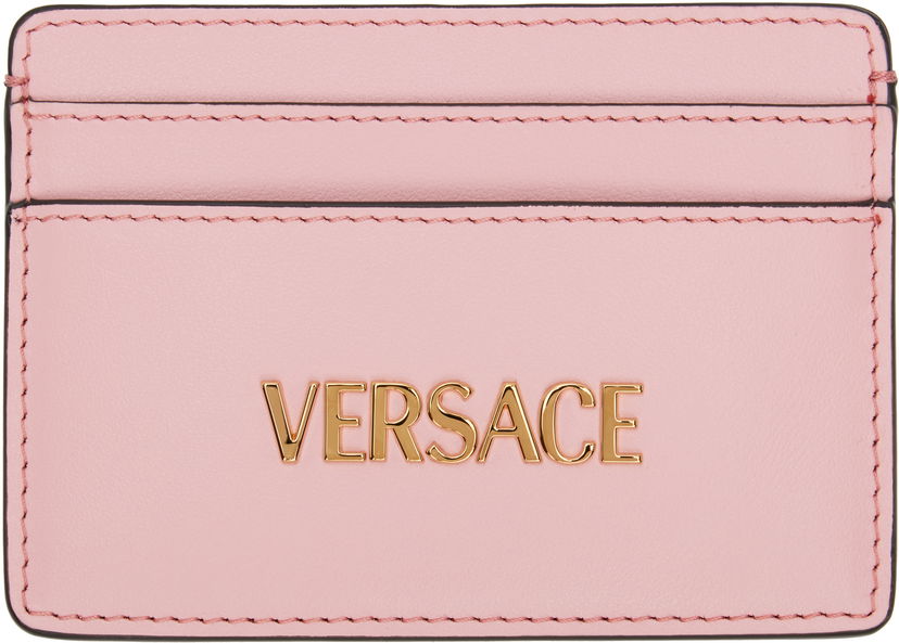Tegnebog Versace Versace Tag Card Holder Lyserød | 1020081_1A13677