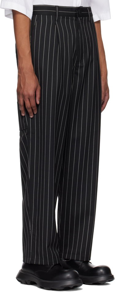 Bukser Carhartt WIP Striped Relaxed Fit Workwear Pants Sort | I034438_9, 3