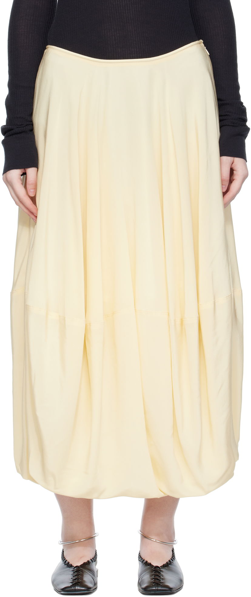 Nederdel LEMAIRE Balloon Maxi Skirt Gul | SK1053 LF1446