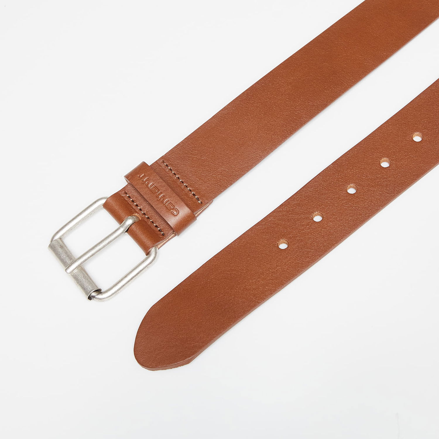 Bælter Carhartt WIP Leather Script Belt Brown Brun | I030992.14EXX, 1