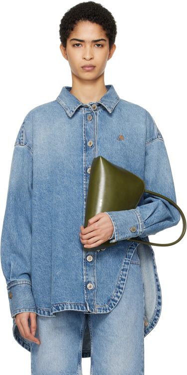 Skjorte The Attico Attico Diana Denim Shirt Blå | 250WCB00068 DDD085AA, 0
