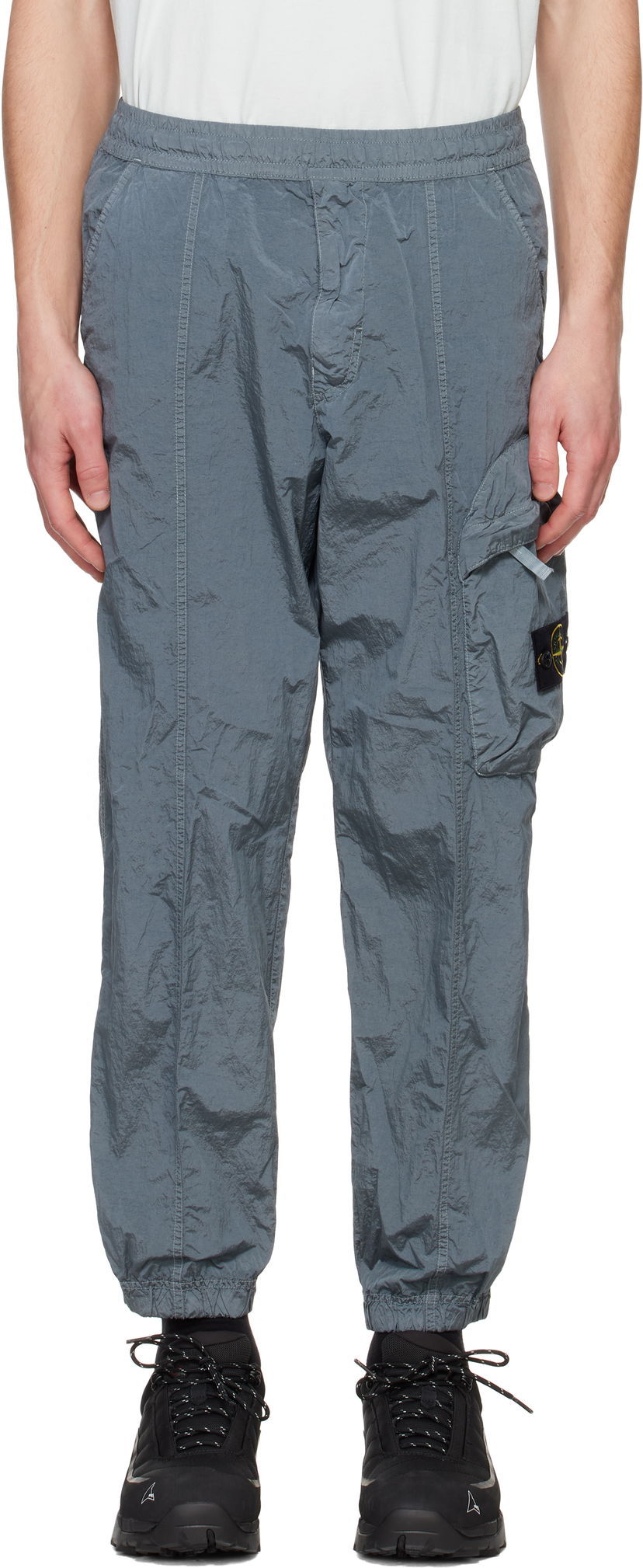 Cargo bukser Stone Island Stone Island Regenerated Nylon Metal ECONYL Cargo Pants Grå | K1S15 3100006 S0019