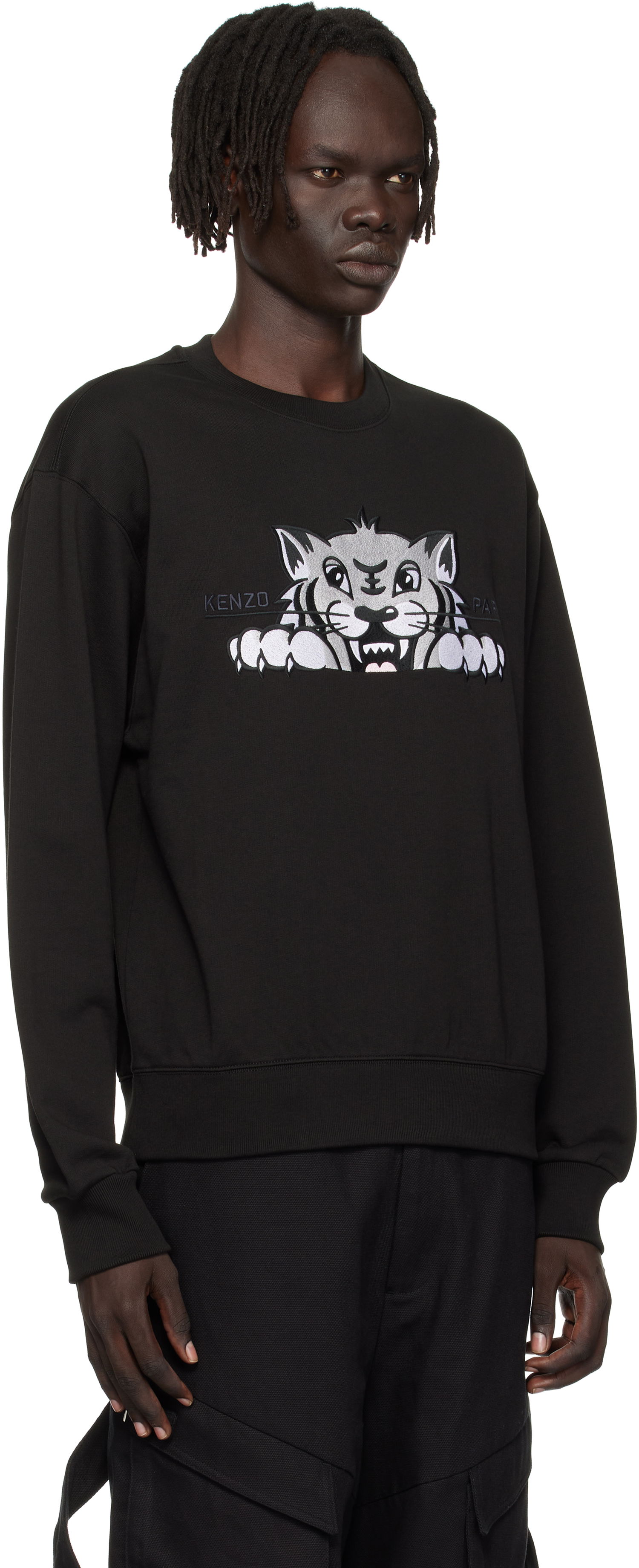 Sweatshirt KENZO Kenzo 'Happy Tiger' Sweatshirt Sort | FF65SW2654MF, 1
