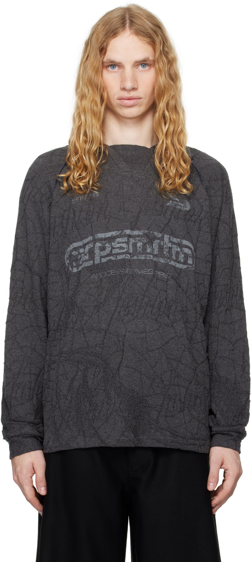 Polo skjorte Serapis Knit Football Polo Grå | FW24_FT_3