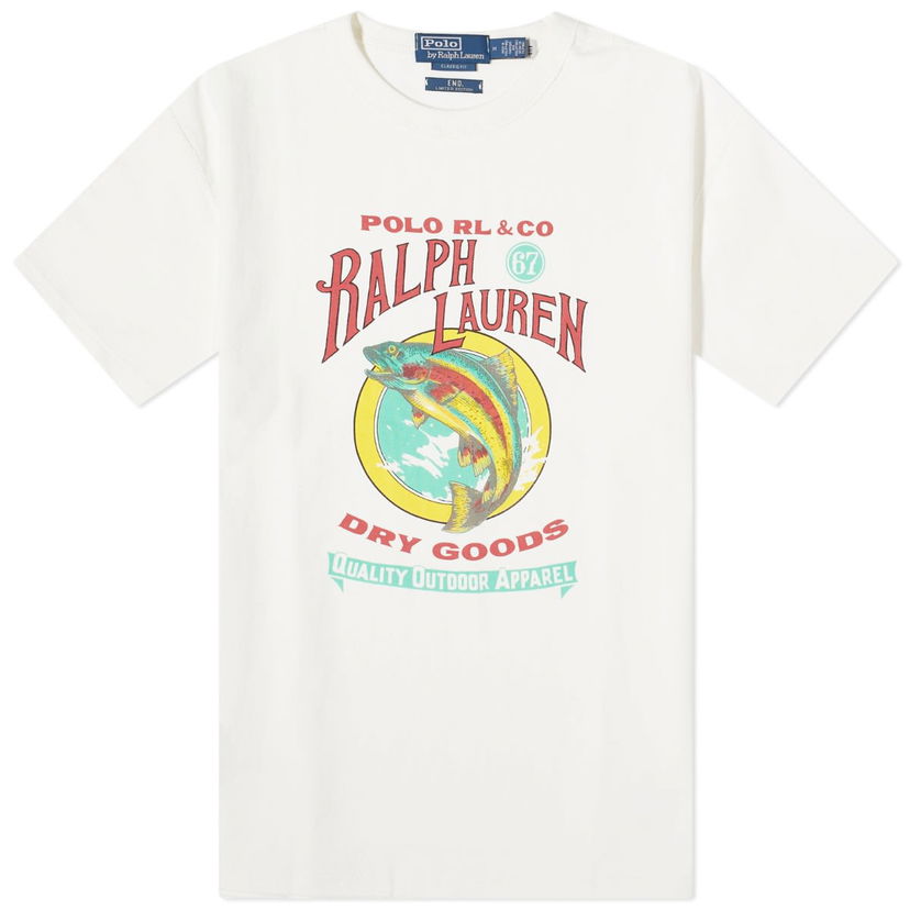 T-shirt Polo by Ralph Lauren END. x Dry Goods T-Shirt Hvid | 710945119001