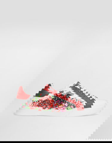 Sneakers og sko Dolce & Gabbana Dolce & Gabbana Portofino Print Hvid | CK2330AD773HA5PD, 0