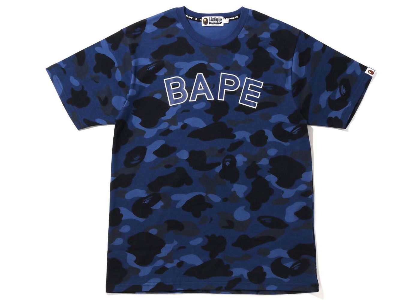 T-shirt BAPE Color Camo Tee Mørkeblå | 1I80-109-003, 0