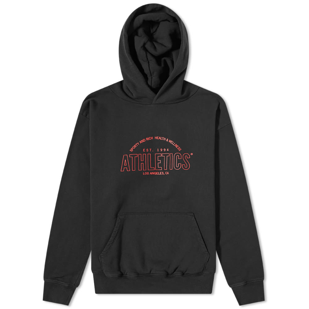 Sweatshirt Sporty & Rich Athletics Hoodie Sort | HO481FB, 0