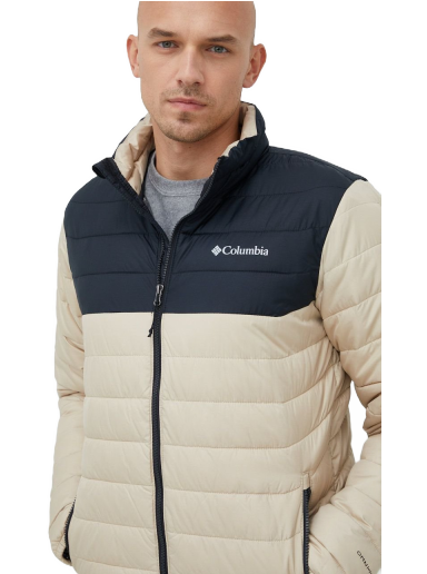 Puffer jakke Columbia Jacket Powder béžová barva, Beige | 1698001