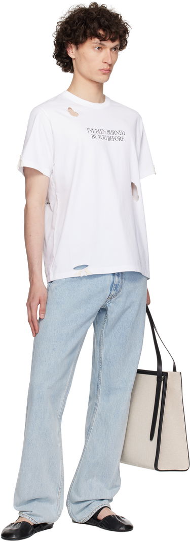 T-shirt Coperni Coperni Disney 'Burned By You Before' Boxy T-Shirt Hvid | DJS144F5028AMEN, 3