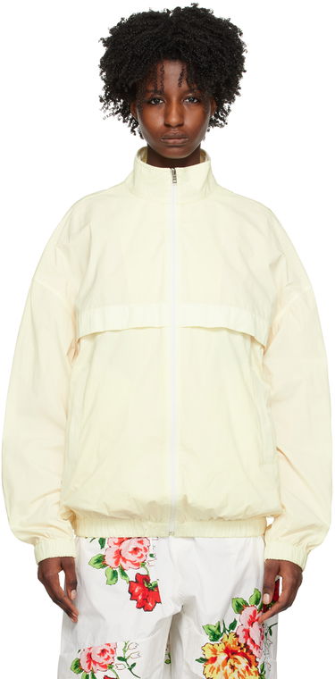 Vindjakke We11done We11done Stand Collar Windbreaker Jacket Gul | WD-JP1-23-256-U-YE, 0