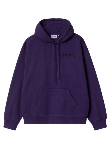 Sweatshirt Carhartt WIP Onyx Script Hoodie Lilla | I032865_1ZT_XX