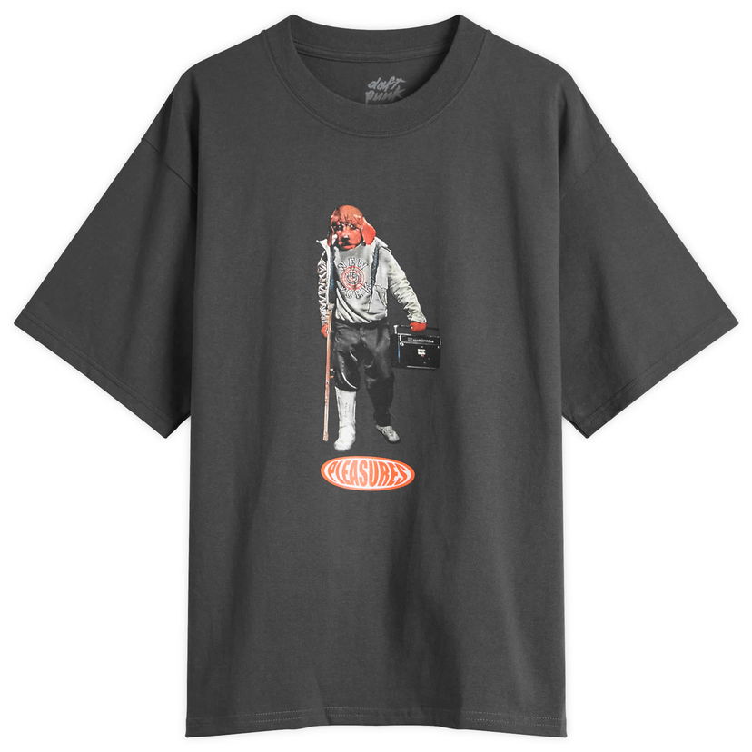 T-shirt Pleasures Pleasures Da Funk T-Shirt, Size Small Grå | P25DP019-BLK