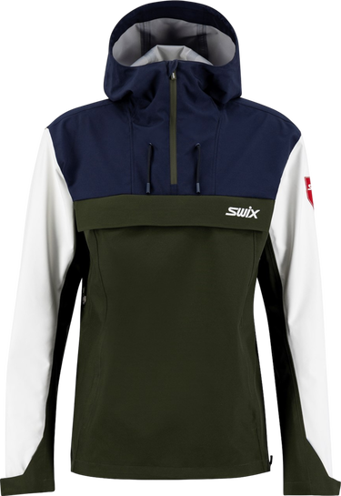 Vindjakke SWIX Swix Blizzard Anorak Hoodie Flerfarvet | 12471-48000, 2
