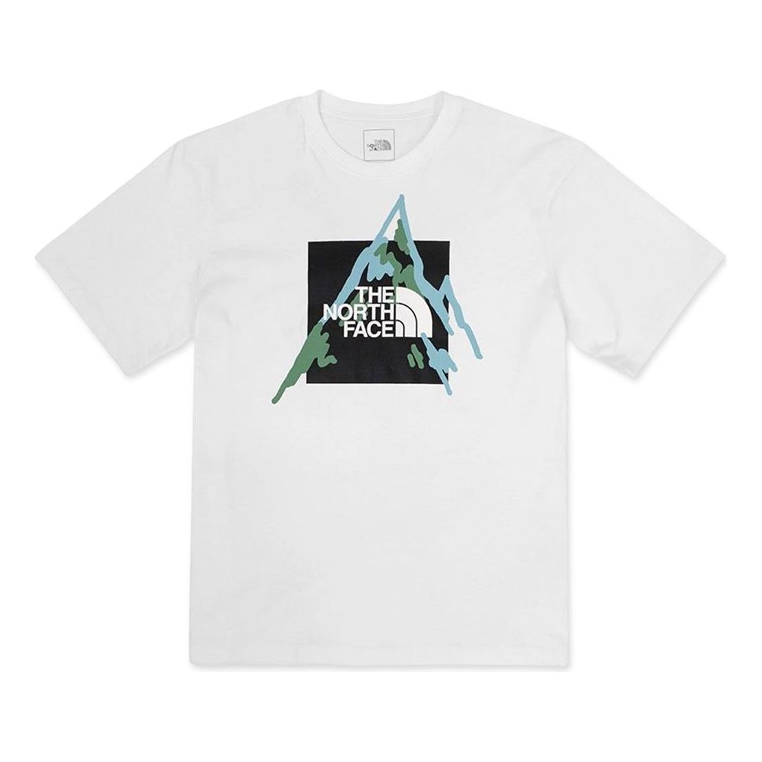 T-shirt The North Face Mountain Logo Graphic T-Shirt Hvid | NF0A81MW-FN4, 0