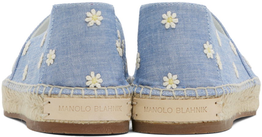 Tøj Manolo Blahnik Manolo Blahnik Susille Espadrilles Blå | 124-2525-0001, 1
