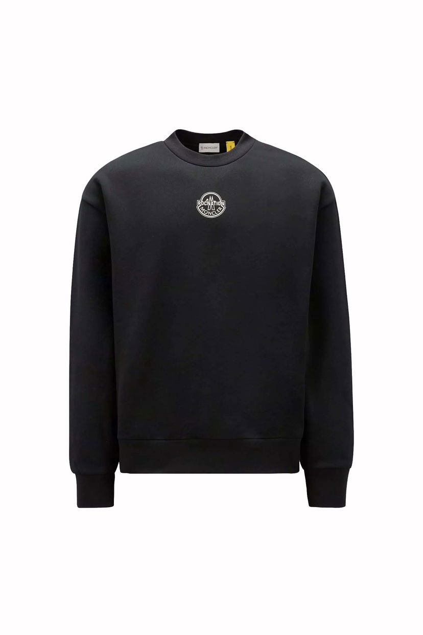 Sweater Moncler Roc Nation by Jay-Z x Logo Sweatshirt Sort | I209W8G00005809KX999