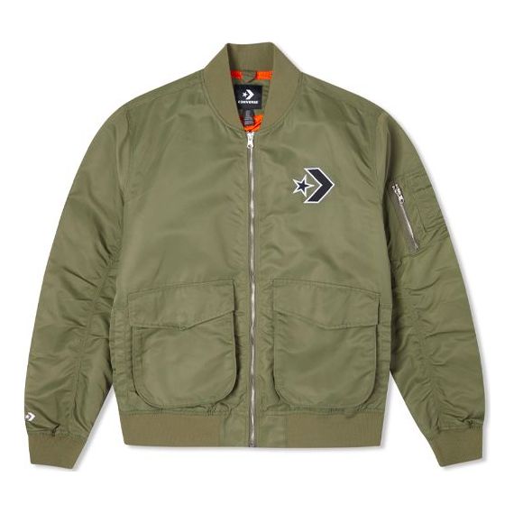 Bomberjakke Converse Converse Loose Retro Aviator Jacket Grøn | 10024169-A02