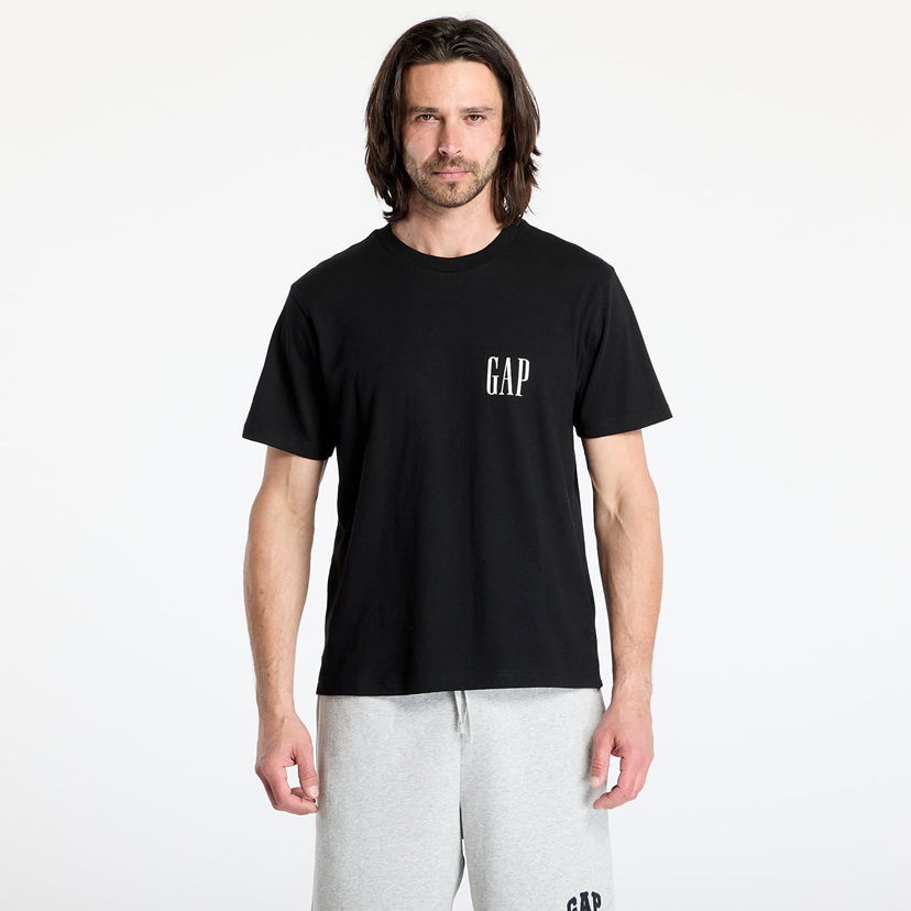 T-shirt GAP Men's 90S Logo T-Shirt Sort | 729123-01
