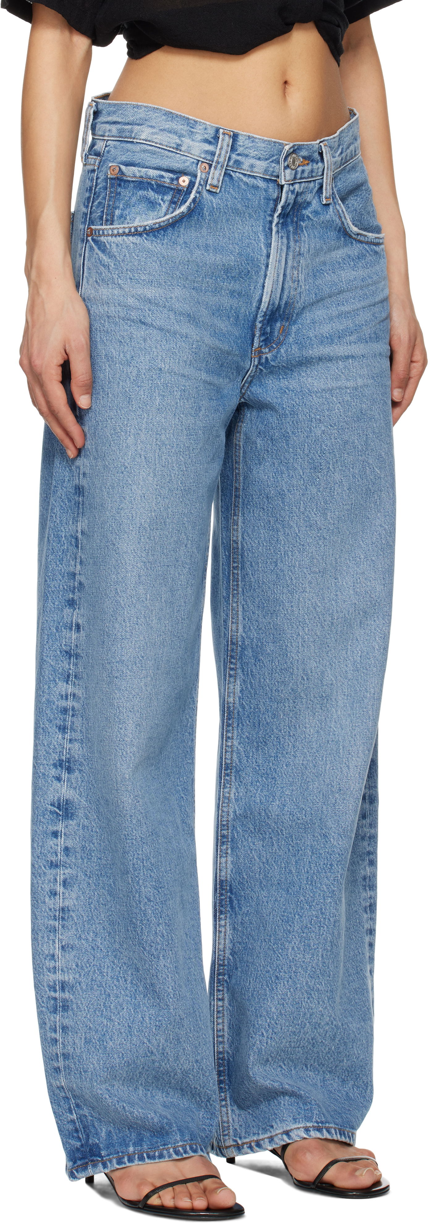 Jeans AGOLDE AGOLDE Low Curve Jeans Blå | A197B-1535, 1