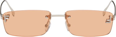 Solbriller FENDI Fendi 'Fendi First' Crystal Sunglasses Orange | FE4172USW5416J 192337228865, 0