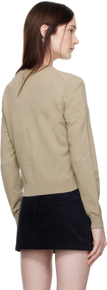 Sweater A.P.C. Josephine Cropped Cardigan Beige | COEZJ-F22316, 2