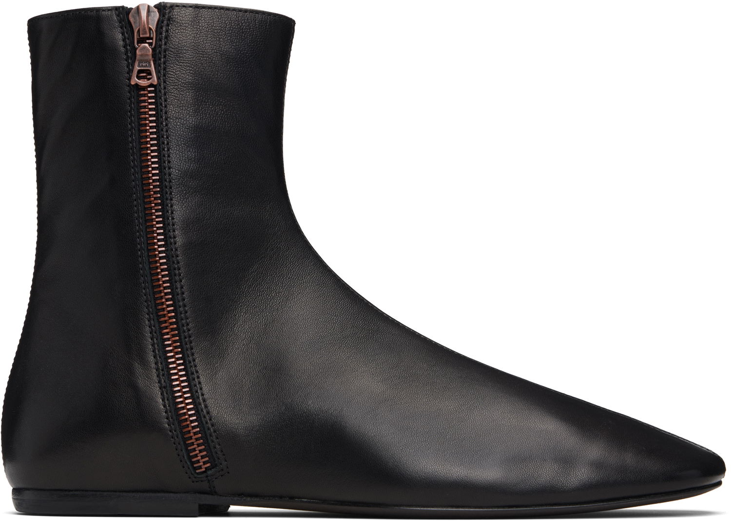 Sneakers og sko Dries Van Noten Dries Van Noten Leather Sock Boots Sort | 252-021709-112, 0