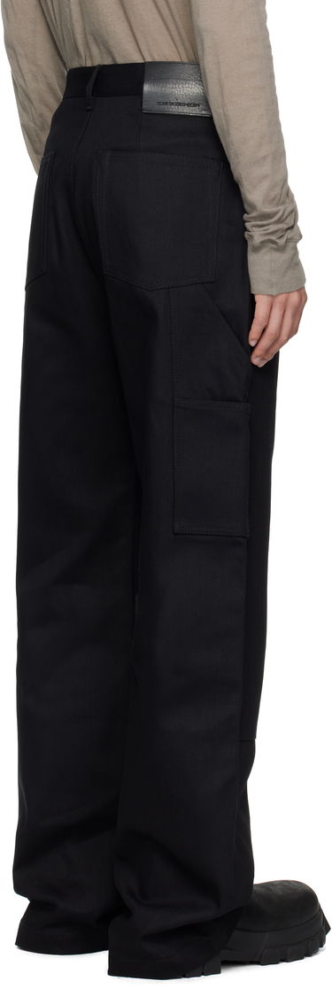 Jeans Rick Owens Rick Owens DRKSHDW Hollywood Double Knee Geth Cut Jeans Sort | DL01E6387 BLKJP, 2