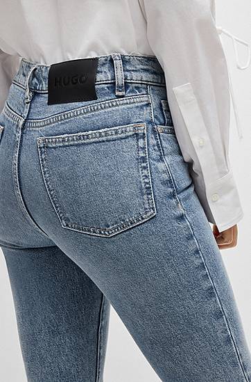 Jeans BOSS Super-Stretch Flare Jeans Blå | 50535263, 1