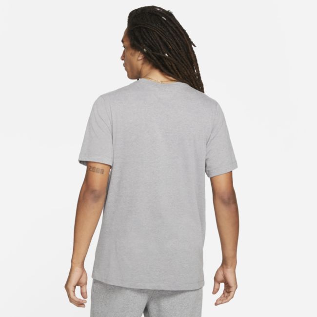 T-shirt Nike Air Wordmark Grå | CK4212-092, 1