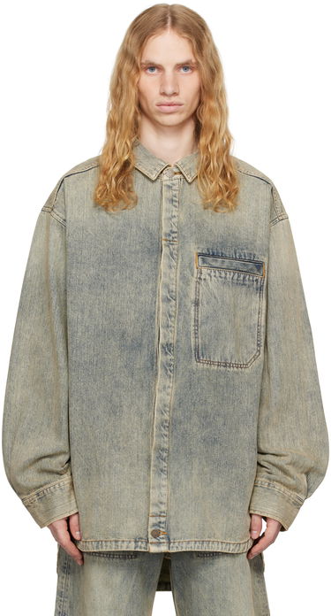 Skjorte Entire Studios Denim Shirt Blå | ES2564SW, 0